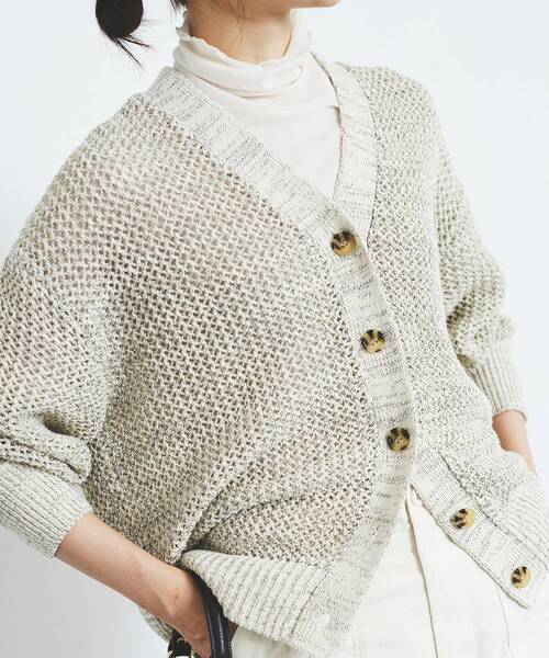 le.coeur blanc（ルクールブラン）の「シアータートル（Tシャツ/カットソー・レディース・ブラック/グリーン/アイボリー・38）」の11枚目の写真