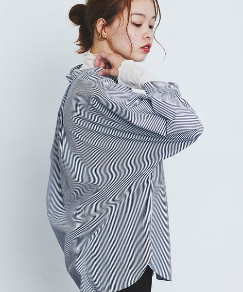 le.coeur blanc（ルクールブラン）の「シアータートル（Tシャツ/カットソー・レディース・ブラック/グリーン/アイボリー・38）」の14枚目の写真