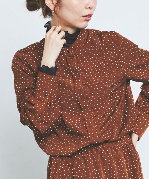 le.coeur blanc（ルクールブラン）の「シアータートル（Tシャツ/カットソー・レディース・ブラック/グリーン/アイボリー・38）」の21枚目の写真