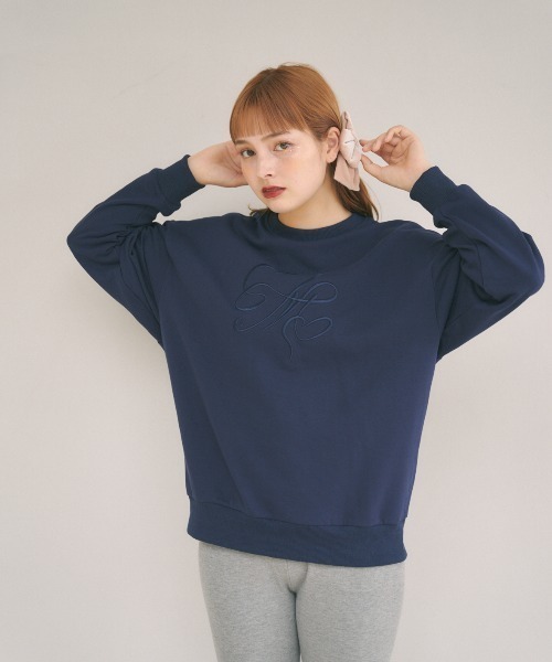 MIRO AMURETTE(ミロアミュレット)の「le coeur M logo sweat(スウェット・レディース・レッド/ホワイト・FREE)」の10枚目の写真