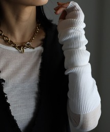 ap retro | リブアームウォーマー/アームカバー(アームカバー)