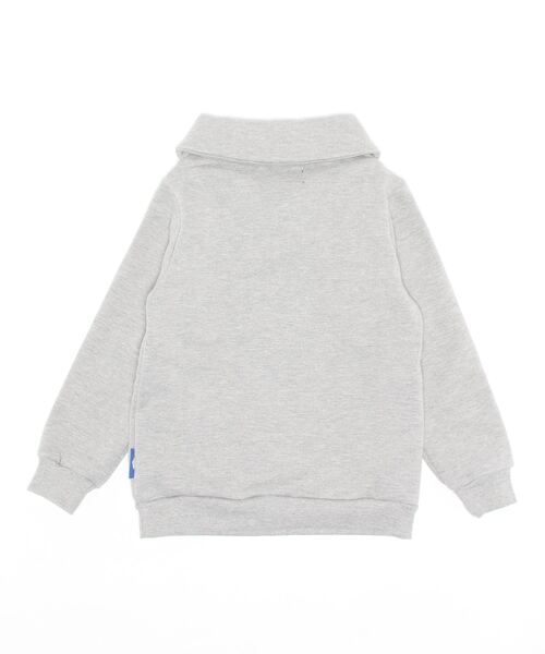 KRIFF MAYER Kid's Collection（クリフメイヤーキッズコレクション）の「裏ボアショール襟クルー（スウェット・キッズ・グレー/チャコール/レッド/ブルーグリーン・120/130/140/160/150/170）」の5枚目の写真