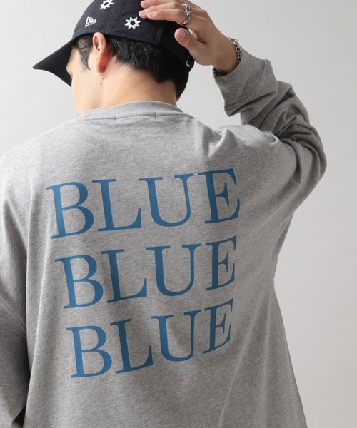 RAGEBLUE(レイジブルー)の「【ICHIRAKU】別注コラボロンT(Tシャツ/カットソー・メンズ・ライトグレー/グレー/ホワイト系その他2/ホワイト系その他・LARGE/MEDIUM)」の4枚目の写真