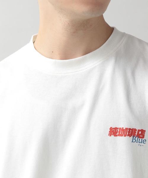 RAGEBLUE(レイジブルー)の「【ICHIRAKU】別注コラボロンT(Tシャツ/カットソー・メンズ・ライトグレー/グレー/ホワイト系その他2/ホワイト系その他・LARGE/MEDIUM)」の11枚目の写真