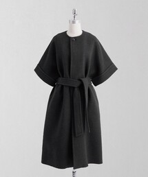 LOEFF ロエフ　リバーラウンド　ノーカラー　ジャケット LOEFF＞リバー ラウンド ノーカラージャケット