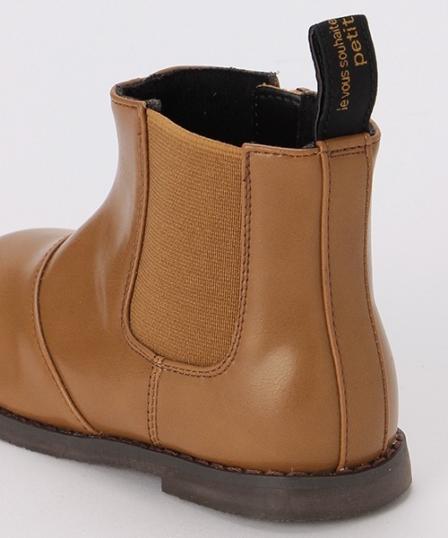 petit main(プティマイン)の「サイドゴアブーツ(スニーカー・キッズ・ブラック/モカ・16cm/15cm/14cm/18cm/17cm/19cm)」の6枚目の写真