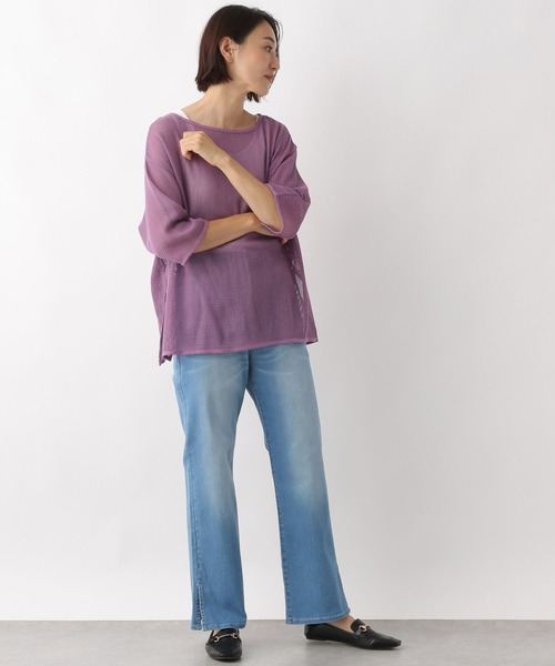 LEPSIM（レプシィム）の「フレアスリットデニムパンツ　295668（デニムパンツ・レディース・ライトブルー/ブルー・MEDIUM/LARGE）」の16枚目の写真