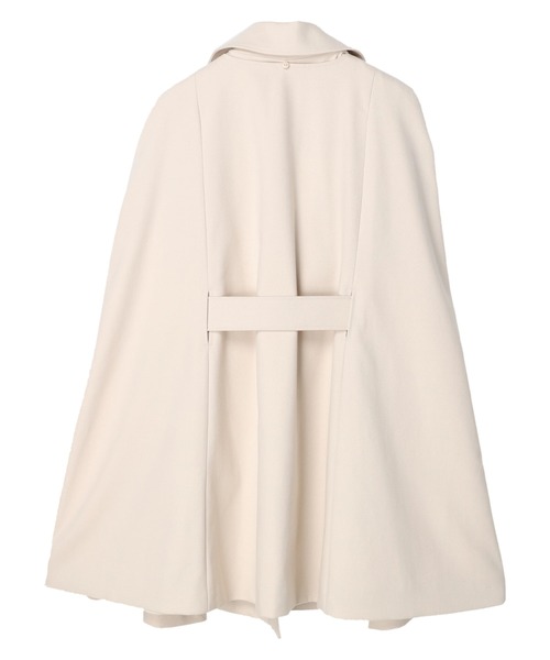 DURAS（デュラス）の「ケープ付き２ＷＡＹコート（その他アウター・レディース・ブラック/ベージュ/アイボリー・FREE）」の10枚目の写真