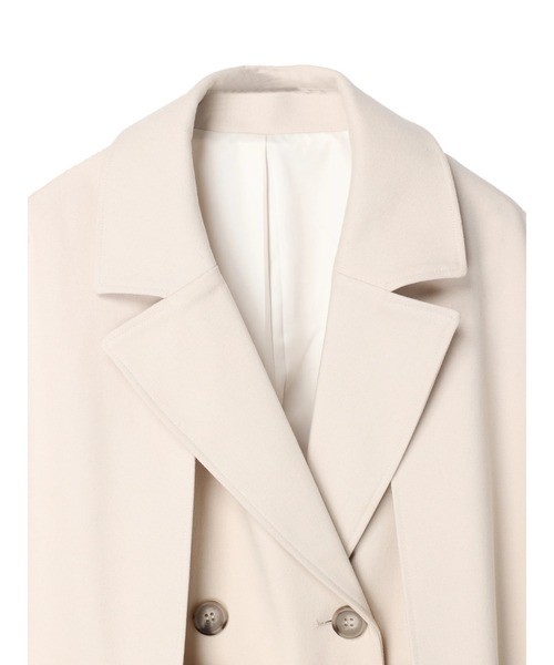 DURAS（デュラス）の「ケープ付き２ＷＡＹコート（その他アウター・レディース・ブラック/ベージュ/アイボリー・FREE）」の11枚目の写真