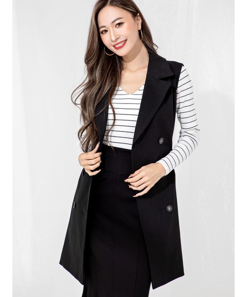 DURAS（デュラス）の「ケープ付き２ＷＡＹコート（その他アウター・レディース・ブラック/ベージュ/アイボリー・FREE）」の17枚目の写真