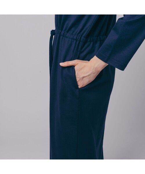 LACOSTE(ラコステ)の「7分袖Tシャツドレス(ワンピース・レディース・ダークグリーン/ネイビー・40/38/36/34)」の5枚目の写真