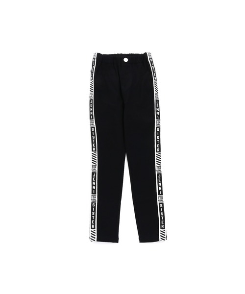 SISTER JENNI（SISTER JENNI）の「サイドラインロゴブラックレギパン（その他パンツ・キッズ・ラベンダー/オフホワイト/グリーン・150cm/140cm/160cm/130cm）」の4枚目の写真