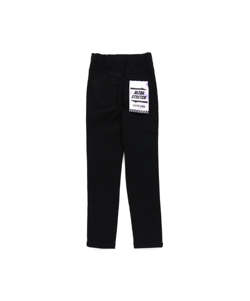 SISTER JENNI（SISTER JENNI）の「サイドラインロゴブラックレギパン（その他パンツ・キッズ・ラベンダー/オフホワイト/グリーン・150cm/140cm/160cm/130cm）」の5枚目の写真