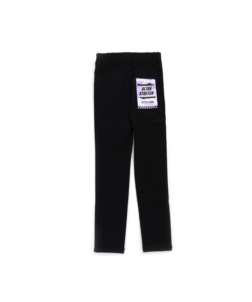 SISTER JENNI（SISTER JENNI）の「サイドラインロゴブラックレギパン（その他パンツ・キッズ・ラベンダー/オフホワイト/グリーン・150cm/140cm/160cm/130cm）」の9枚目の写真