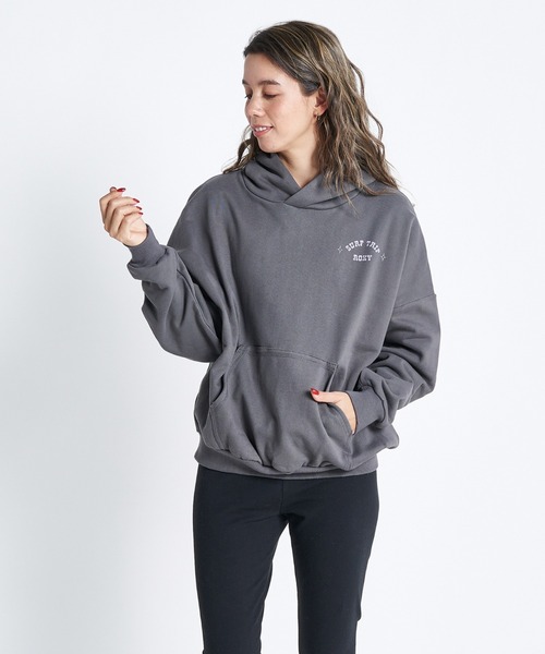 ROXY（ロキシー）の「SURF TRIP HOODIE/ロキシープルオーバーパーカー（パーカー・レディース・ブラック/グレー/ナチュラル・SMALL/MEDIUM/LARGE）」の14枚目の写真