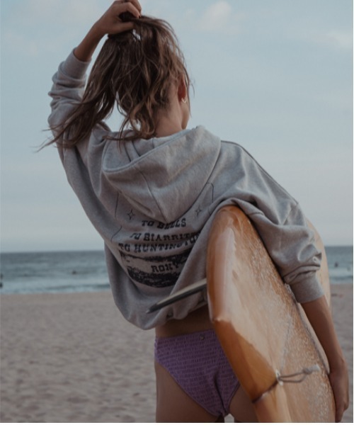 ROXY（ロキシー）の「SURF TRIP HOODIE/ロキシープルオーバーパーカー（パーカー・レディース・ブラック/グレー/ナチュラル・SMALL/MEDIUM/LARGE）」の17枚目の写真