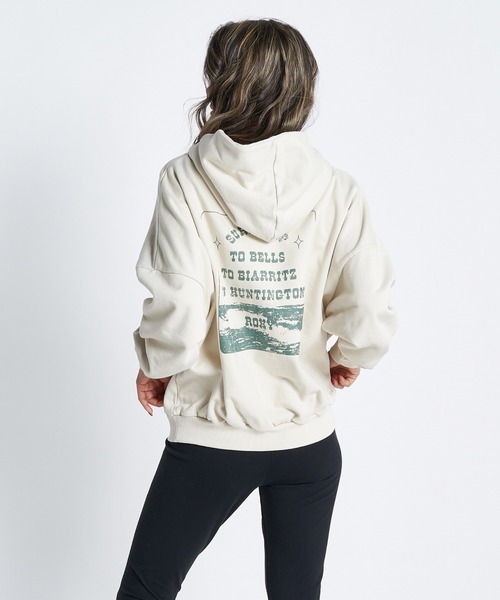 ROXY（ロキシー）の「SURF TRIP HOODIE/ロキシープルオーバーパーカー（パーカー・レディース・ブラック/グレー/ナチュラル・SMALL/MEDIUM/LARGE）」の19枚目の写真