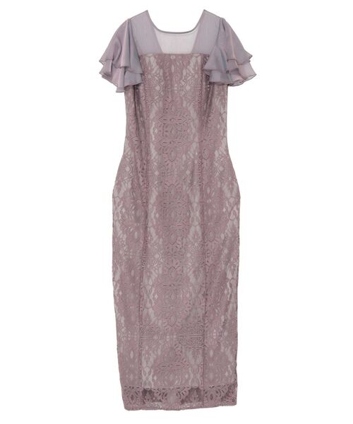 LAGUNAMOON(ラグナムーン)の「LADYフリルスリーブレースドレス(ドレス・レディース・ブラック/パープル/グリーン・SMALL/MEDIUM)」の17枚目の写真