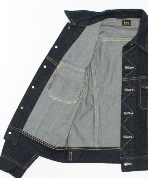 Lee（リー）の「101J レギュラーフィットデニムジャケット（デニムジャケット・メンズ・インディゴブルー・SMALL/LARGE/MEDIUM/X-LARGE）」の3枚目の写真