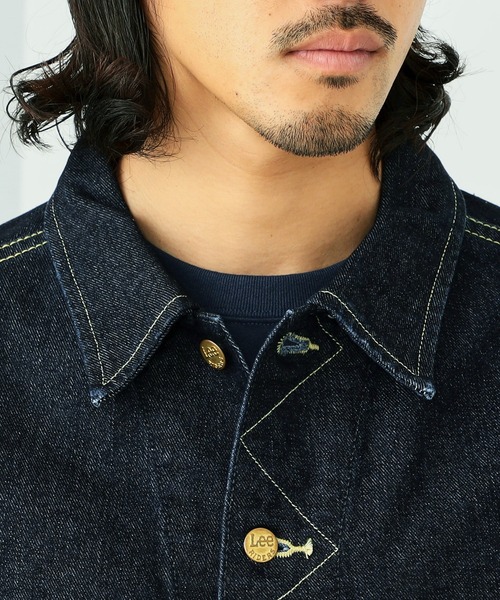 Lee（リー）の「101J レギュラーフィットデニムジャケット（デニムジャケット・メンズ・インディゴブルー・SMALL/LARGE/MEDIUM/X-LARGE）」の8枚目の写真
