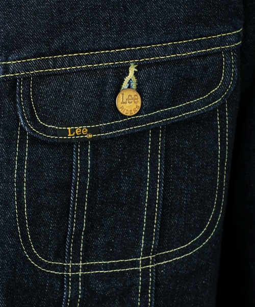 Lee（リー）の「101J レギュラーフィットデニムジャケット（デニムジャケット・メンズ・インディゴブルー・SMALL/LARGE/MEDIUM/X-LARGE）」の10枚目の写真
