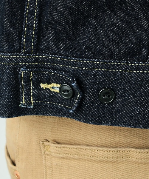 Lee（リー）の「101J レギュラーフィットデニムジャケット（デニムジャケット・メンズ・インディゴブルー・SMALL/LARGE/MEDIUM/X-LARGE）」の11枚目の写真