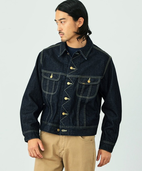 Lee（リー）の「101J レギュラーフィットデニムジャケット（デニムジャケット・メンズ・インディゴブルー・SMALL/LARGE/MEDIUM/X-LARGE）」の4枚目の写真