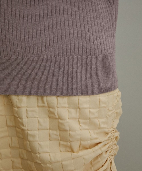 ADAM ET ROPE'(アダムエロペ)の「【WEB・一部実店舗限定】WOOL混リブプルオーバー(ニット/セーター・レディース・ブラック/ダークグリーン/グレー系その他/ベージュ系その他・FREE)」の14枚目の写真