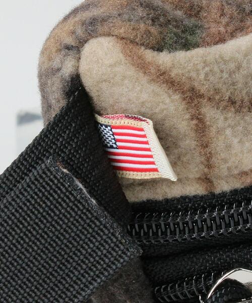 BATTLE LAKE(バトルレイク)の「<BATTLE LAKE OUTDOORS> FLEECE WAIST BAG CAMO/バッグ(ボディバッグ/ウエストポーチ・メンズ・ブラウン・FREE)」の7枚目の写真