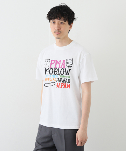 JOURNAL STANDARD(ジャーナルスタンダード)の「【moblow/モブロー 】pma(Tシャツ/カットソー・メンズ・ホワイト・LARGE/X-LARGE)」の1枚目の写真