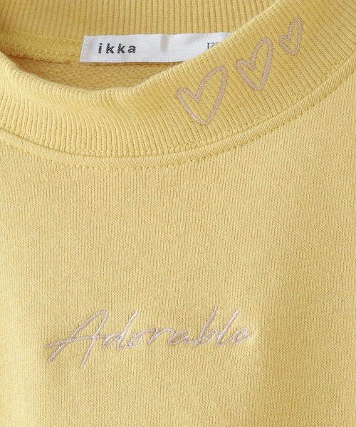 ikka（イッカ）の「袖ファー刺繍裏毛プルオーバー（100~160cm）（スウェット・キッズ・オフホワイト/イエロー/ブルー・100/110/120/130/140/150/160）」の13枚目の写真