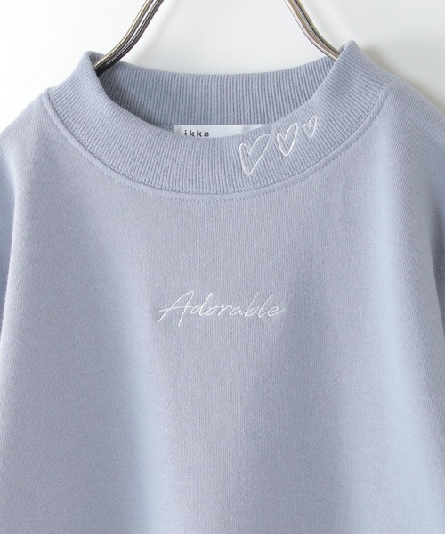 ikka（イッカ）の「袖ファー刺繍裏毛プルオーバー（100~160cm）（スウェット・キッズ・オフホワイト/イエロー/ブルー・100/110/120/130/140/150/160）」の14枚目の写真