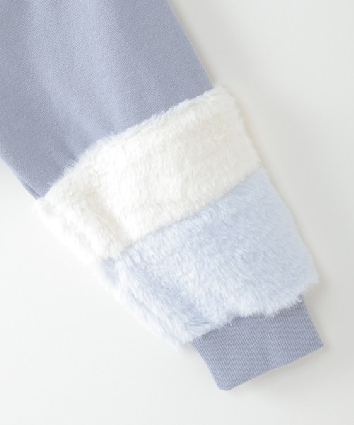 ikka（イッカ）の「袖ファー刺繍裏毛プルオーバー（100~160cm）（スウェット・キッズ・オフホワイト/イエロー/ブルー・100/110/120/130/140/150/160）」の12枚目の写真