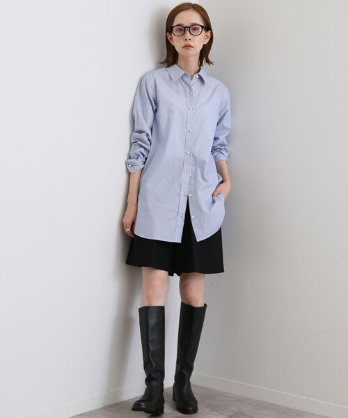 SLOBE IENA(スローブイエナ)の「パールボタンレギュラーシャツ(シャツ/ブラウス・レディース・サックスブルー/ブルー系その他・FREE)」の7枚目の写真