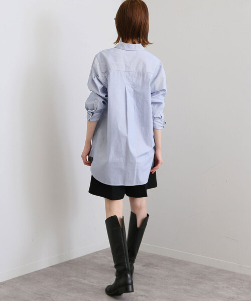 SLOBE IENA(スローブイエナ)の「パールボタンレギュラーシャツ(シャツ/ブラウス・レディース・サックスブルー/ブルー系その他・FREE)」の11枚目の写真