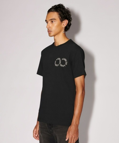 Tシャツ・カットソー AMBUSH SS20 ROUND NECK T-SHIRT (12112072_MUGR) AMBUSH（アンブッシュ）の「BIG GLOBE GRAPHIC T-SHIRT（Tシャツ