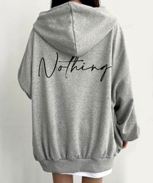 Dalfwin | 2022 AW 秋冬 韓国ファッション スウェット パーカー レディース オーバーサイズパーカー ジップアップ レディース オーバーサイズ ビッグシルエット(パーカー)