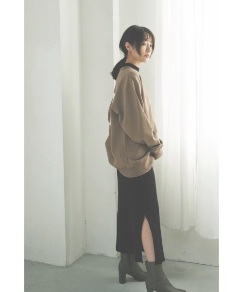 N WITH.（エヌウィズ）の「アートプリントスウェット（スウェット・レディース・ブラック/ベージュ/カーキブラウン・FREE）」の11枚目の写真