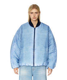 DIESEL | レディース アウター ブルゾン デニムプリント(ブルゾン)
