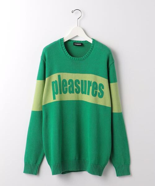PLEASURES（プレジャー）の「＜PLEASURES＞ LIGHTER KNIT/ニット（ニット/セーター・メンズ・ダークブラウン/ケリー・M/L/XL）」の2枚目の写真