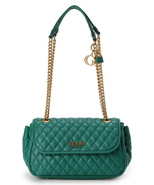 Guess（ゲス）の「MAILA Convertible Xbody Flap（ショルダーバッグ・レディース・ブラック/グリーン/ピンクベージュ/ボルドー・ONE SIZE）」の7枚目の写真