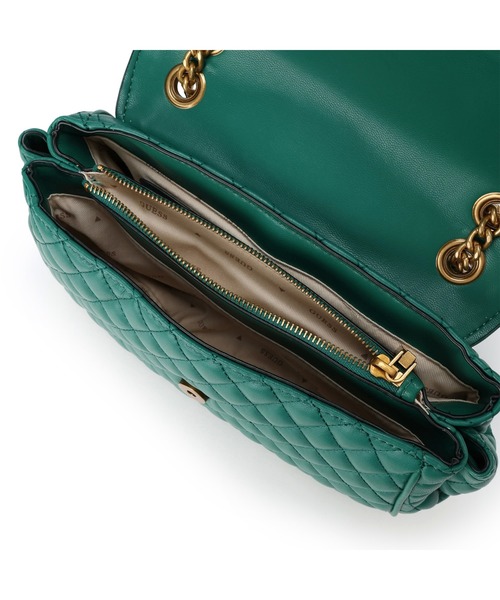 Guess（ゲス）の「MAILA Convertible Xbody Flap（ショルダーバッグ・レディース・ブラック/グリーン/ピンクベージュ/ボルドー・ONE SIZE）」の14枚目の写真