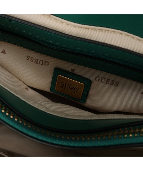 Guess（ゲス）の「MAILA Convertible Xbody Flap（ショルダーバッグ・レディース・ブラック/グリーン/ピンクベージュ/ボルドー・ONE SIZE）」の16枚目の写真