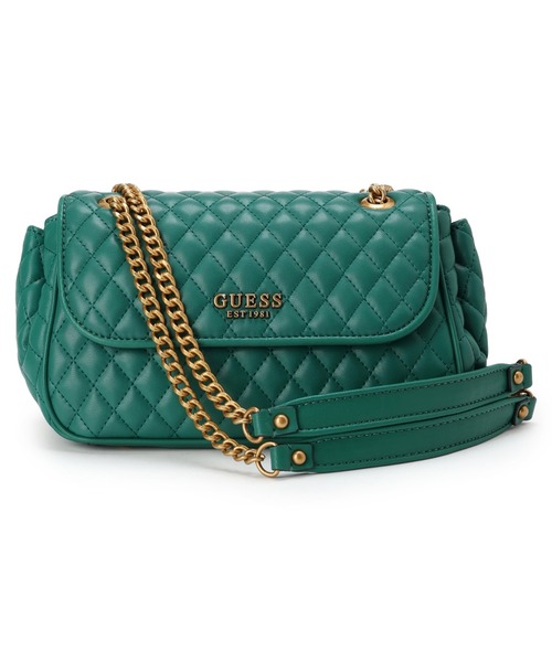 Guess（ゲス）の「MAILA Convertible Xbody Flap（ショルダーバッグ・レディース・ブラック/グリーン/ピンクベージュ/ボルドー・ONE SIZE）」の22枚目の写真