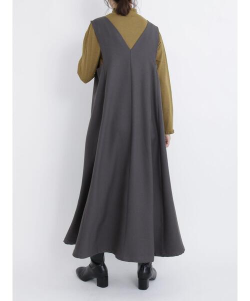 Samansa Mos2 blue（サマンサモスモスブルー）の「太ヒールストレッチショートブーツ（ブーツ・レディース・ブラック/ダークブラウン・MEDIUM/LARGE）」の11枚目の写真