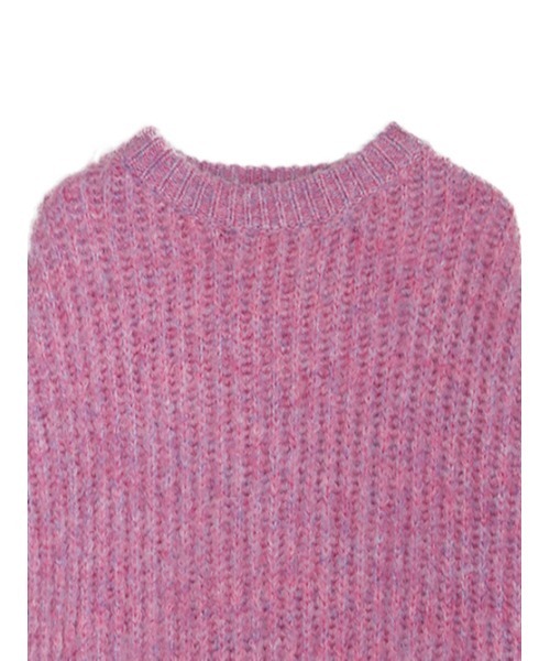 AMAIL（アマイル）の「Mix bulky coron knit（ニット/セーター・レディース・ネイビー/ピンク・FREE）」の8枚目の写真