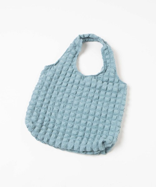 WEGO（ウィゴー）の「WEGO/【一部店限定】ポップコーントートバッグ（トートバッグ・レディース・サックスブルー/ピンク/ブラック/オフホワイト・FREE）」の19枚目の写真