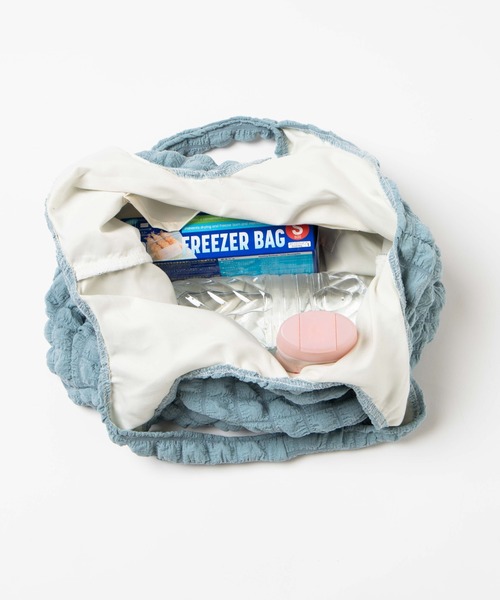 WEGO（ウィゴー）の「WEGO/【一部店限定】ポップコーントートバッグ（トートバッグ・レディース・サックスブルー/ピンク/ブラック/オフホワイト・FREE）」の15枚目の写真