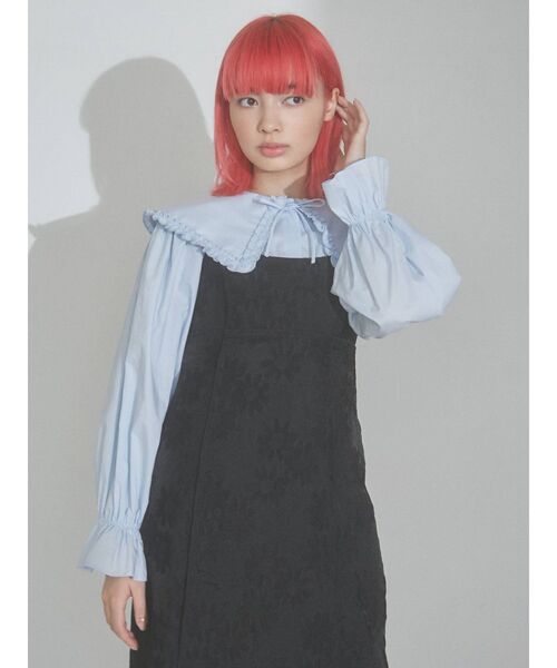 merry jenny（メリージェニー）の「daisyシアーキャミワンピース（ワンピース・レディース・アイボリー/ブラック・FREE）」の16枚目の写真