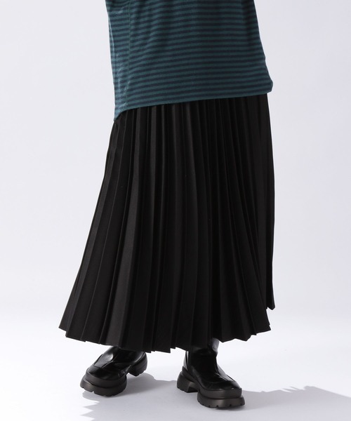 niko and...（ニコアンド）の「プリーツキープスカート（スカート・レディース・ライトグリーン/ブラック/ブラウン/ホワイト・MEDIUM/LARGE）」の13枚目の写真